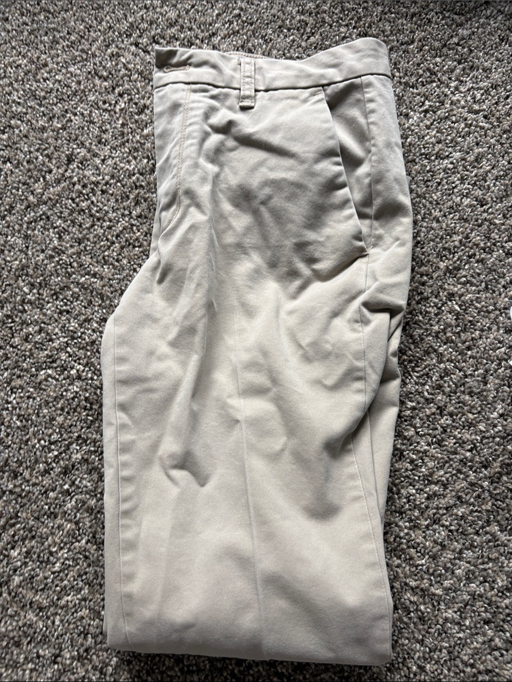 Izod Men's Chino Pants in Light Khaki